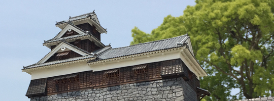 熊本城　飯田丸五階櫓　模型
